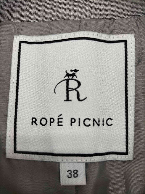 ロペピクニック Rope Picnic サテン切替ノーカラージャケット レディース JPN:38