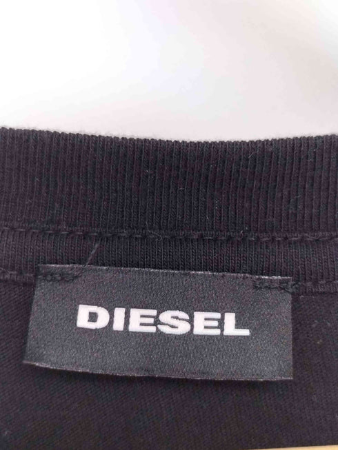 ディーゼル DIESEL ブレイブマン ロゴ刺繍 クルーネックTシャツ メンズ import:L