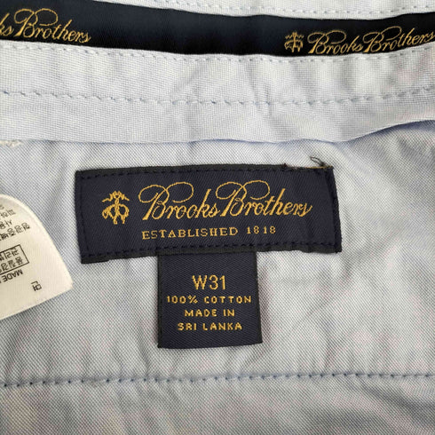 ブルックスブラザーズ BROOKS BROTHERS インド綿 マドラスチェック コットンハーフパンツ メンズ 31inch