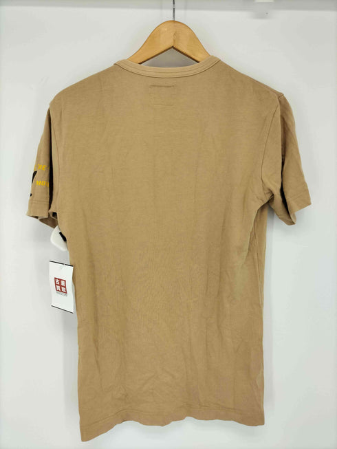 バーンズ アウト フィッターズ BARNS OUT FITTERS フロントプリント クルーネックTシャツ メンズ JPN:L