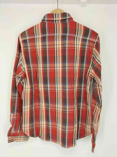 ステューシー Stussy 00s AUTHENTIC GEAR 長袖チェックネルシャツ メンズ import:M