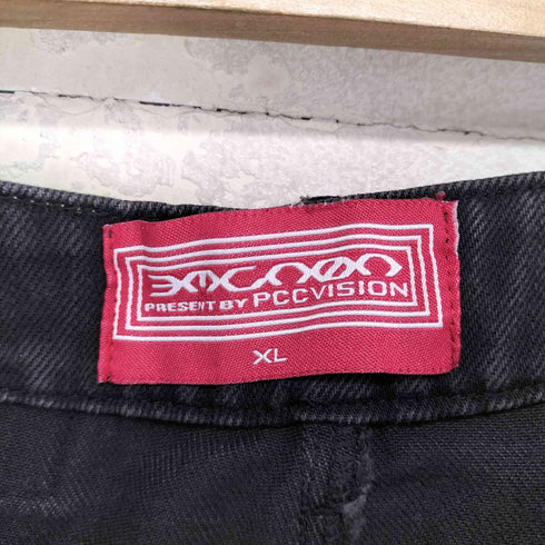 PCC VISION ダメージ加工 デニムハーフパンツ Y2K メンズ JPN:XL