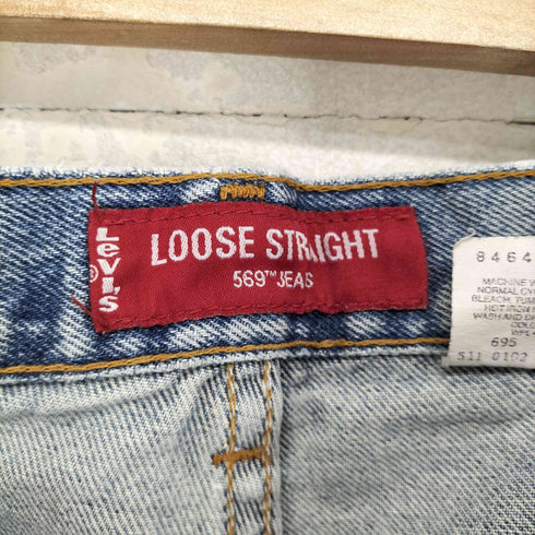 リーバイス Levis 02年製 1月製 USA製 569 Loose Straight ジッパーフライデニムパンツ メンズ W36 L34