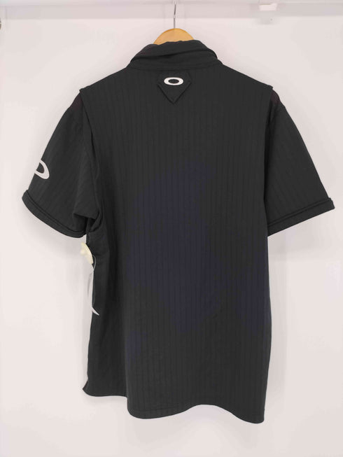 オークリー OAKLEY メッシュ切替 ロゴ刺繍 ボタンダウン ポロシャツ メンズ JPN:XL