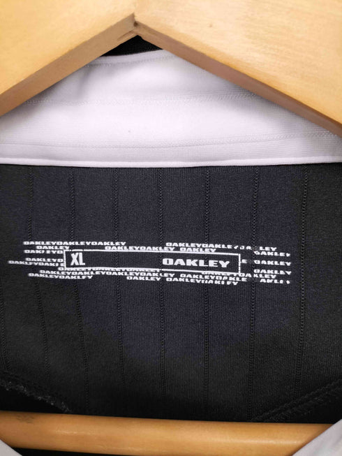 オークリー OAKLEY メッシュ切替 ロゴ刺繍 ボタンダウン ポロシャツ メンズ JPN:XL