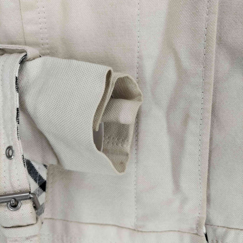 バーバリーブルーレーベル BURBERRY BLUE LABEL キャンバスショートステンカラーコート レディース 38
