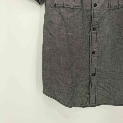 ハーレーダビッドソン HARLEY-DAVIDSON Double Pocket Denim Short Sleeve Shirt メンズ import:S