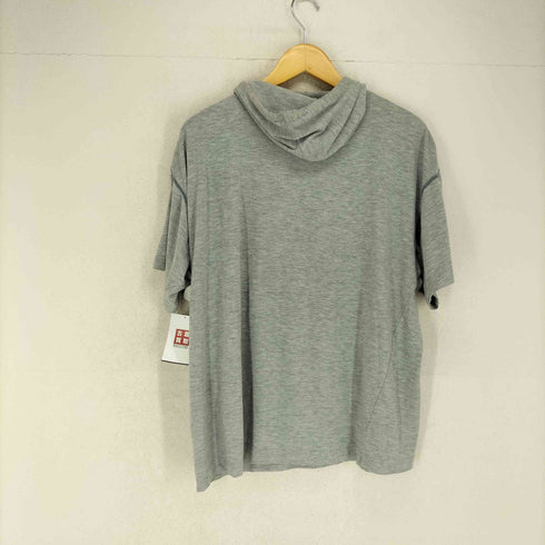 ナイキ NIKE Y2K 90~00S フロント刺繍 フード付きTシャツ メンズ L