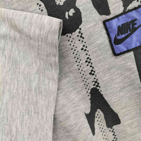 ナイキ NIKE Y2K 90~00S フロント刺繍 フード付きTシャツ メンズ L