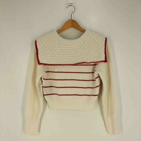リリーブラウン Lily Brown クロシェカラーセーラーニット レディース ONE SIZE