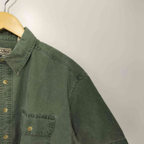エルエルビーン L.L.Bean カナダ製 両フラップ ワークシャツ メンズ import:L