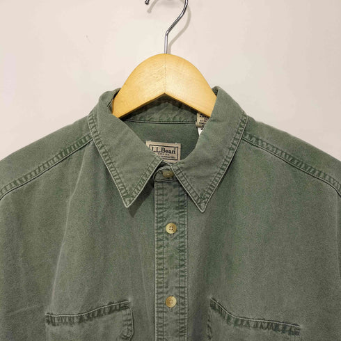 エルエルビーン L.L.Bean カナダ製 両フラップ ワークシャツ メンズ import:L