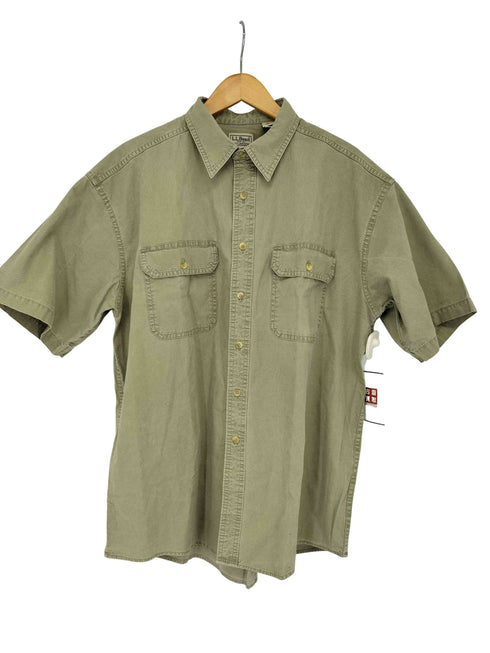 エルエルビーン L.L.Bean カナダ製 両フラップ ワークシャツ メンズ import:L