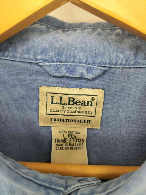 エルエルビーン L.L.Bean TRADITIONAL FIT 両フラップ ワークシャツ メンズ import:L