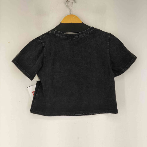 Shang Pin ヴィンテージ加工 フロントプリント Tシャツ レディース