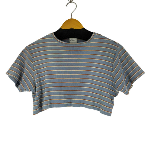 フーズフーギャラリー W.W.G リブボーダーTEE レディース FREE