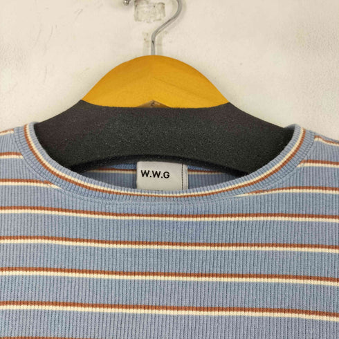 フーズフーギャラリー W.W.G リブボーダーTEE レディース FREE
