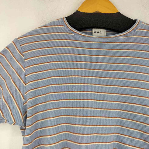 フーズフーギャラリー W.W.G リブボーダーTEE レディース FREE