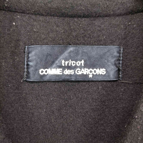 トリココムデギャルソン tricot COMME des GARCONS スキッパーデザイン メッシュニット ドッキングワンピース レディース