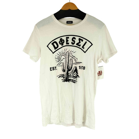 ディーゼル DIESEL フロントプリント S/S Tシャツ メンズ