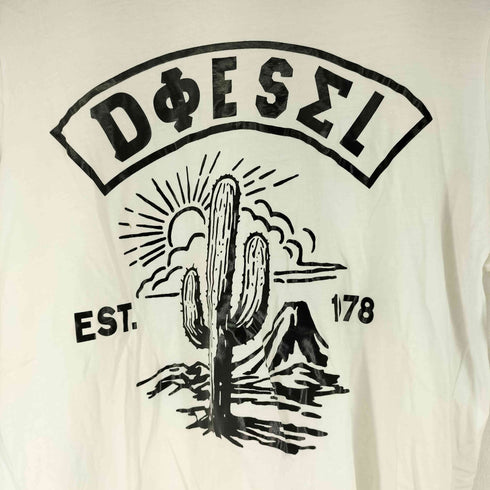 ディーゼル DIESEL フロントプリント S/S Tシャツ メンズ