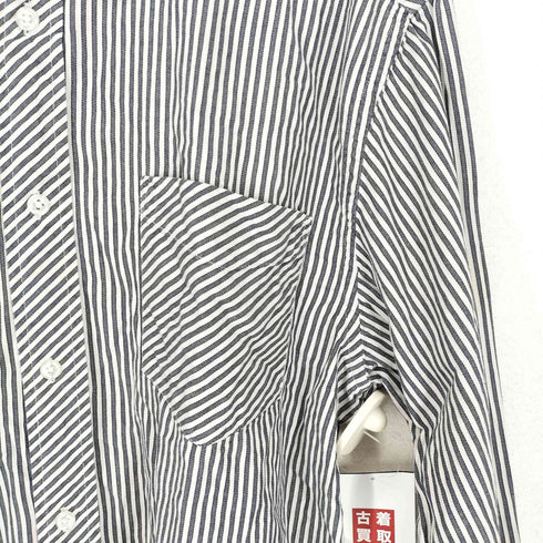 ノーティカ NAUTICA ストライプシャツ メンズ L