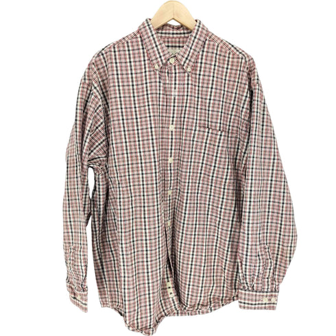 エディーバウアー Eddie Bauer 90S 白タグ コットンネルシャツ メンズ L/REGULAR