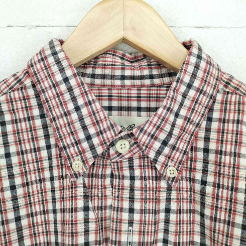 エディーバウアー Eddie Bauer 90S 白タグ コットンネルシャツ メンズ L/REGULAR
