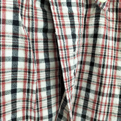 エディーバウアー Eddie Bauer 90S 白タグ コットンネルシャツ メンズ L/REGULAR