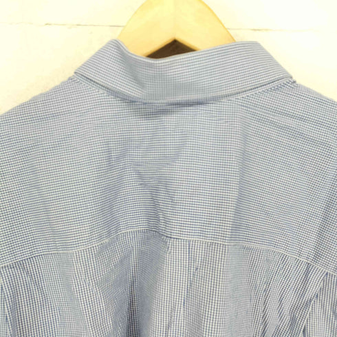 カルバンクライン CALVIN KLEIN BIG ギンガムチェックシャツ メンズ 18 1/2-34/35