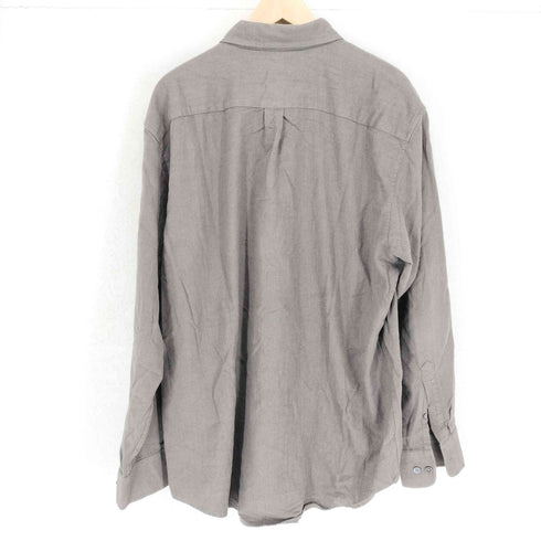 バナナリパブリック BANANA REPUBLIC 90~00S ヘリンボーンネルシャツ メンズ L