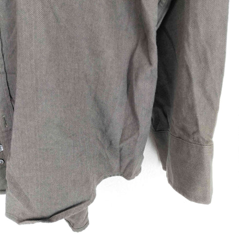 バナナリパブリック BANANA REPUBLIC 90~00S ヘリンボーンネルシャツ メンズ L