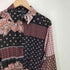 ザラ ZARA スカーフ ペイズリー シャツ ロング ワンピース レディース import:M