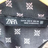 ザラ ZARA スカーフ ペイズリー シャツ ロング ワンピース レディース import:M