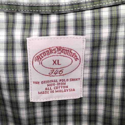 ブルックスブラザーズ BROOKS BROTHERS 346 チェック柄シャツ BIG SIZE メンズ XL