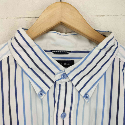 ノーティカ NAUTICA グラデーションストライプボタンダウンシャツ メンズ