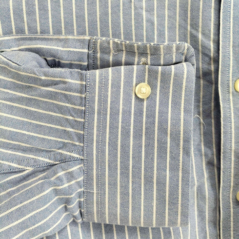 トミーヒルフィガー TOMMY HILFIGER ロゴ刺繍オックスフォードシャツ メンズ XL