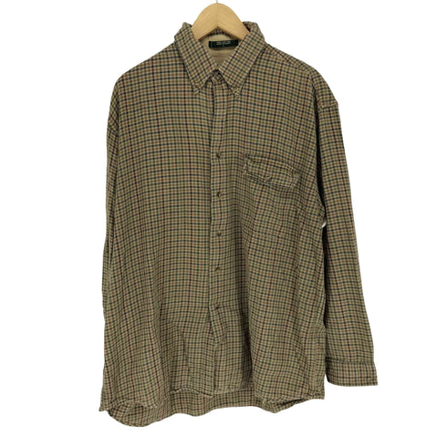 オービス ORVIS 90S ガンクラブチェックネルシャツ メンズ L