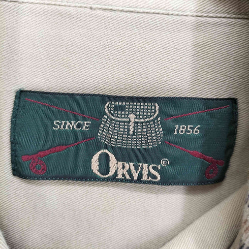 オービス ORVIS 90S ガンクラブチェックネルシャツ メンズ L