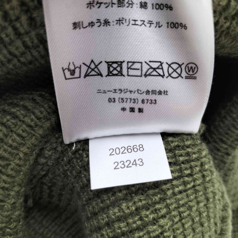 ニューエラ NEW ERA OUT DOOR ZIP POCKET CUFF KNIT ジップ ポケット カフニット メンズ