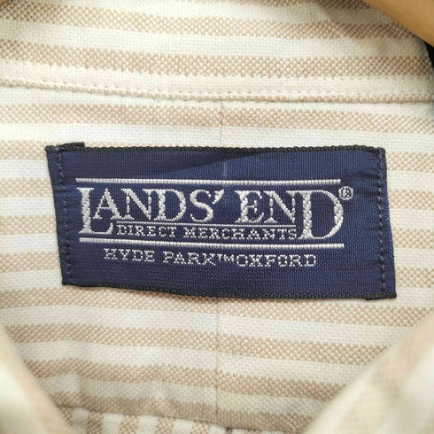 ランズエンド LANDS END 90S~ ストライプボタンダウンシャツ メンズ 15-33