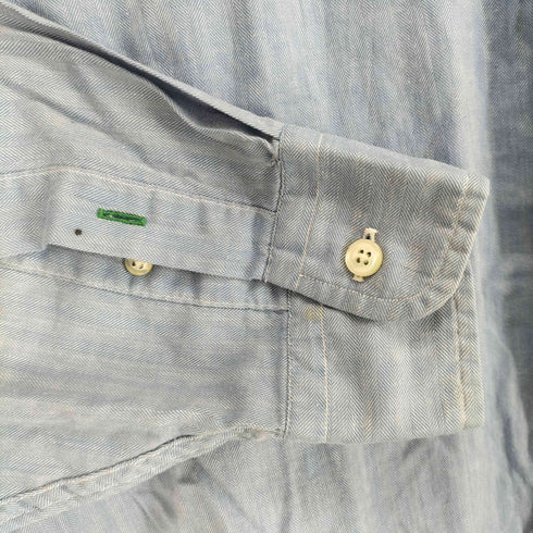 トミーヒルフィガー TOMMY HILFIGER CLUB TWILL ヘリンボーンシャツ メンズ 16 1/2-35
