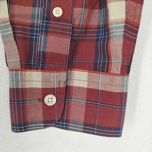 チャップス CHAPS ロゴ刺繍チェック柄ボタンダウンシャツ メンズ L/G
