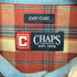 チャップス CHAPS ロゴ刺繍チェック柄ボタンダウンシャツ メンズ L/G