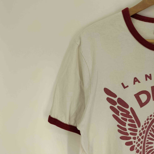 デウスエクスマキナ Deus Ex Machina LAND BOYS DEUS 翼 プリント リンガー Tシャツ メンズ import:M