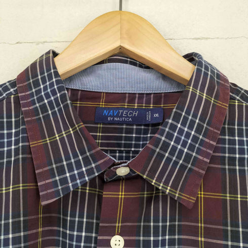 ノーティカ NAUTICA NAVTECH BY NAUTICA チェックシャツ メンズ XXL
