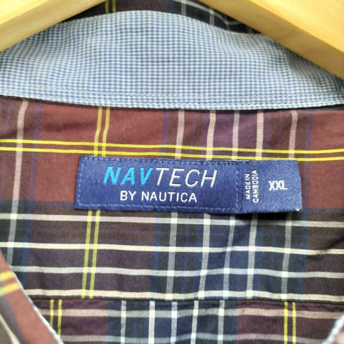 ノーティカ NAUTICA NAVTECH BY NAUTICA チェックシャツ メンズ XXL
