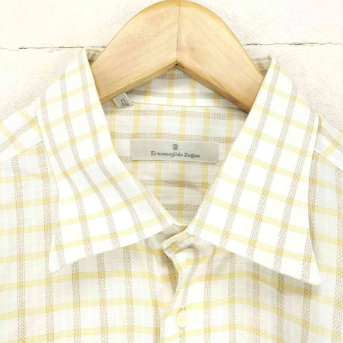 エルメネジルドゼニア Ermenegildo Zegna チェックシャツ メンズ 43/17
