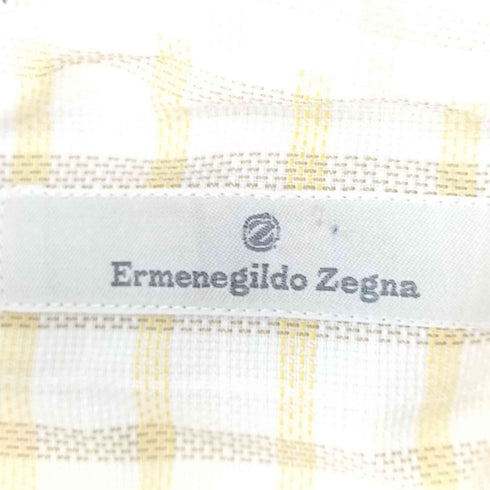 エルメネジルドゼニア Ermenegildo Zegna チェックシャツ メンズ 43/17