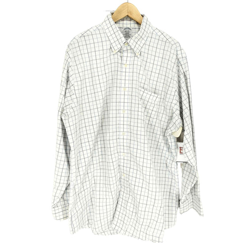 ブルックスブラザーズ BROOKS BROTHERS REGENT ウィンドーペーンチェックシャツ メンズ 17-34